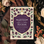 Sword & Shield Medieval Fantasy Monogram Weddensch Kaart