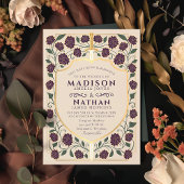 Sword & Shield Medieval Fantasy Monogram Weddensch Kaart