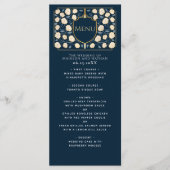 Sword & Shield Medieval Fantasy Monogram Weddensch Menu (Voorkant)