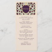 Sword & Shield Medieval Fantasy Monogram Weddensch Menu (Voorkant)