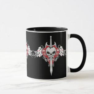 Sword Skull - RED Mok