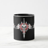 Sword Skull - RED Mok (Midden)
