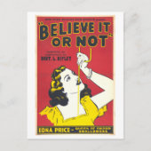  Sword Swallower Advertentie Briefkaart (Voorkant)