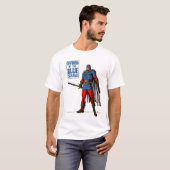 Sword van de Blauwe Scarab T-shirt (Voorkant volledig)