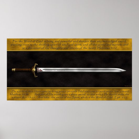 Sword van de Geest Poster (Voorkant)