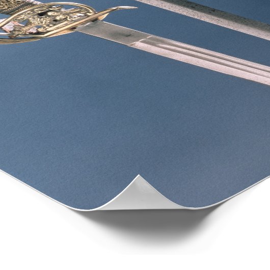 Sword van de infanterieofficier poster (Hoek)