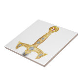 Sword van de messengtemplar tegeltje (Zijkant)