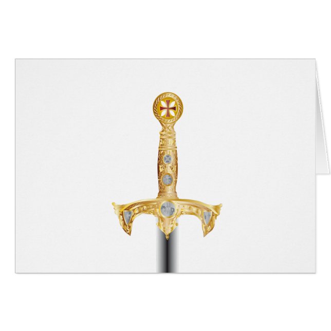 Sword van een Knight Templar (Voorkant Horizontaal)