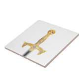 Sword van een Knight Templar Tegeltje (Zijkant)