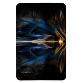 Sword van licht fractal Art Flexible Magnet Magneet (Verticaal)