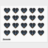 Sword van lichte fractale kunst hart sticker (Vel)