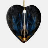 Sword van lichte fractale kunst keramisch ornament (Rechts)