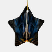 Sword van lichte fractale kunst keramisch ornament (Rechts)