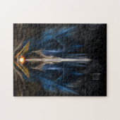 Sword van lichte fractale kunst legpuzzel (Horizontaal)