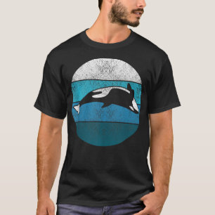 Sword Whale Killer Whale Retro Gift Zee Creaters T-shirt