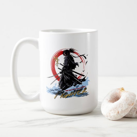 Swordfighter | 15# Classic Mug Koffiemok (Met donut)