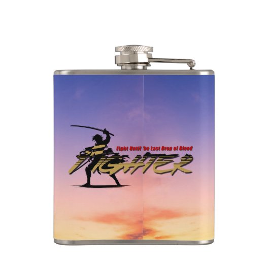 Swordfighter |  heupfles (Achterkant)