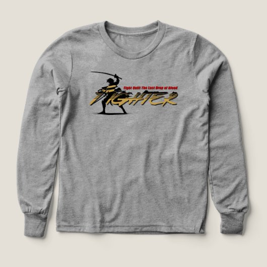 Swordfighter | Kids Long Sleeve (Voorkant)