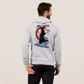 Swordfighter | Men's Full-zip Hoodie (Achterkant volledig)