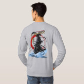 Swordfighter | Men's Long Sleeve T-shirt (Achterkant volledig)