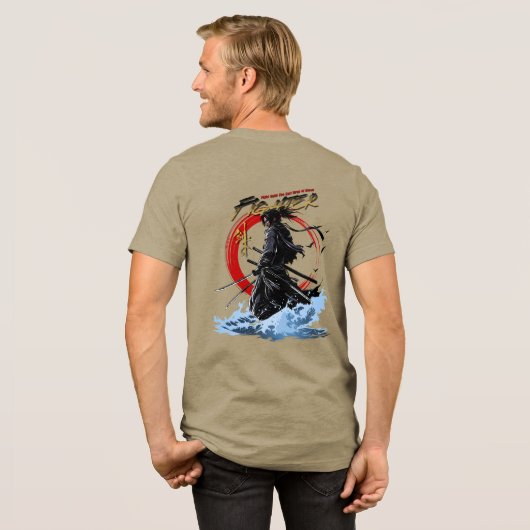 Swordfighter | Men's Long Sleeve Tri-Blend Shirt (Voorkant)