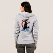 Swordfighter | Women's Full-zip Hoodie (Achterkant volledig)