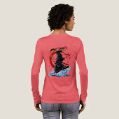 Swordfighter | Women's Long Sleeve  Tri-Blend Shirt (Achterkant)