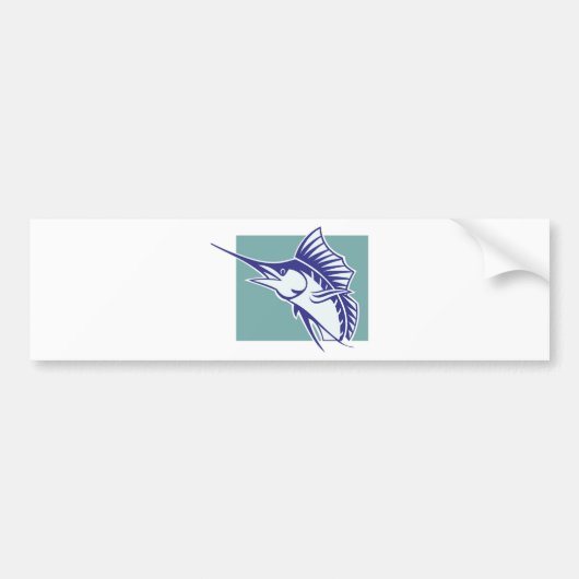 SWORDFISH BUMPERSTICKER (Voorkant)
