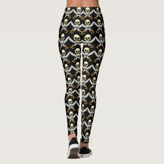 Swords sull and Crossed Leggings (Achterkant)