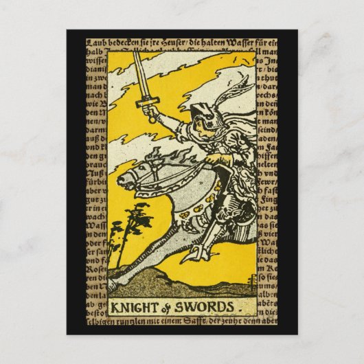Swords Tarot Briefkaart (Voorkant)