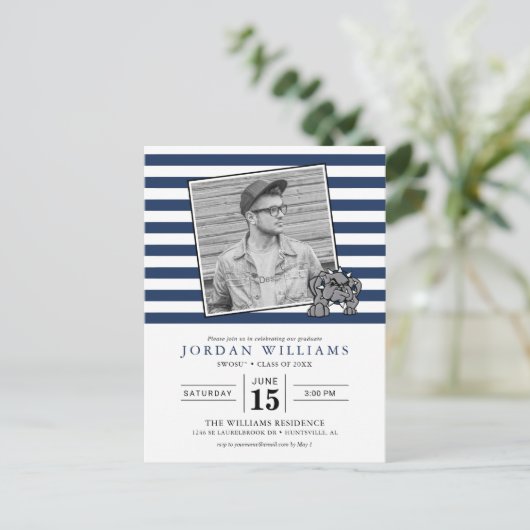 SWOSU Afstuderen Aankondigingskaart (Staand voorkant)