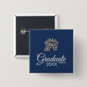 SWOSU AFSTUDEREN VIERKANTE BUTTON 5,1 CM (Voorkant /achterkant)