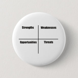 SWOT-analyse Ronde Button 5,7 Cm