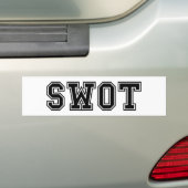 SWOT BUMPERSTICKER (Op auto)