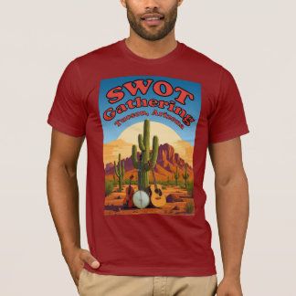 Swot Festival Officiële T Cranberry T-shirt