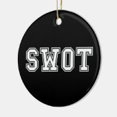 SWOT KERAMISCH ORNAMENT (Links)
