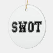 SWOT KERAMISCH ORNAMENT (Links)