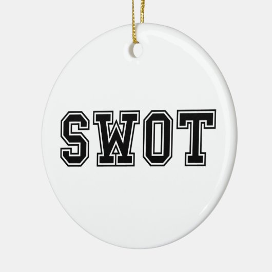 SWOT KERAMISCH ORNAMENT (Links)