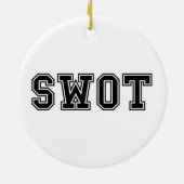 SWOT KERAMISCH ORNAMENT (Achterkant)