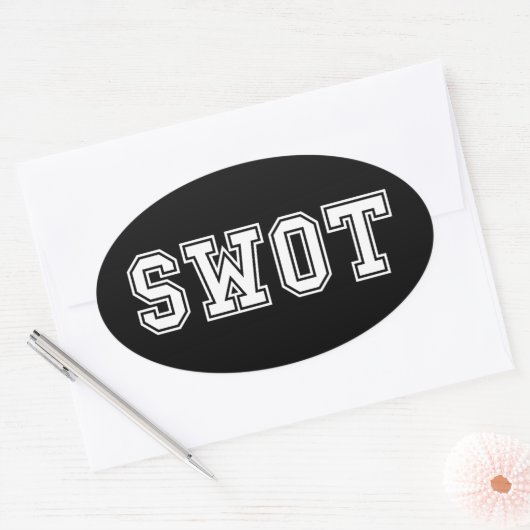 SWOT OVALE STICKER (Envelop)