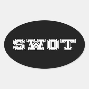 SWOT OVALE STICKER