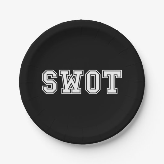 SWOT PAPIEREN BORDJE (Voorkant)