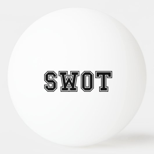 SWOT PINGPONGBAL (Voorkant)