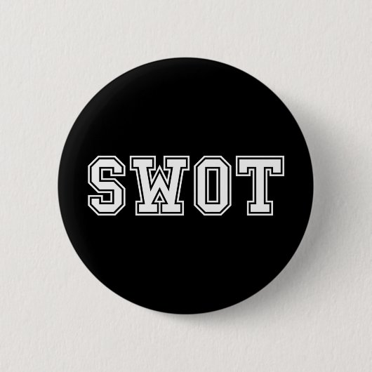 SWOT RONDE BUTTON 5,7 CM (Voorkant)