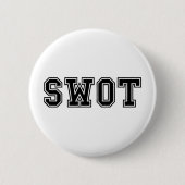 SWOT RONDE BUTTON 5,7 CM (Voorkant)