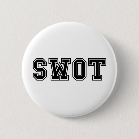 SWOT RONDE BUTTON 5,7 CM (Voorkant)