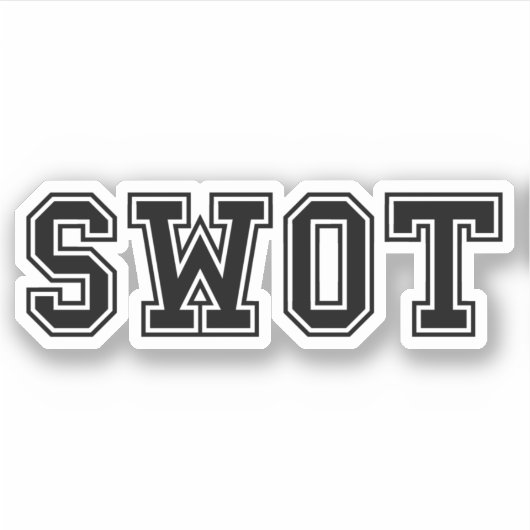 SWOT STICKER (Voorkant)
