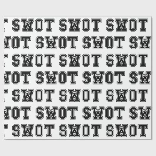 SWOT WRAPPING PAPIER (Vlak)