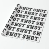 SWOT WRAPPING PAPIER (Uitgerold)