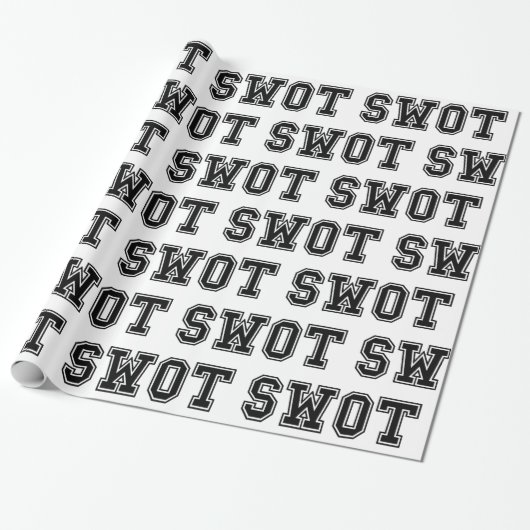 SWOT WRAPPING PAPIER (Uitgerold)